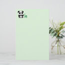 Search for cute panda stationery paper Cartoon