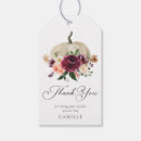 Search for fall gift tags Burgundy floral