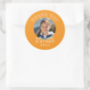 Search for orange birthday stickers Thank you