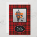 Search for red and black plaid invitations Chequered