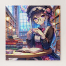 Search for girl reading puzzles Books