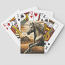 Search for vintage western playing cards Horse