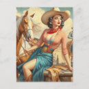 Search for vintage cowgirls postcards Horse