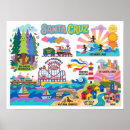 Search for beach map posters California
