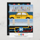 Search for new york city birthday invitations Taxi