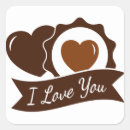 Search for chocolate love stickers Heart