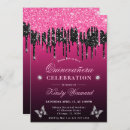 Search for hot pink quinceanera invitations Modern