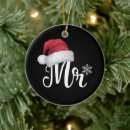 Search for matching christmas tree decorations Santa