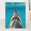 Search for funny shark birthday cards Ocean