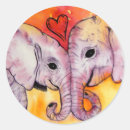 Search for purple elephant stickers Heart