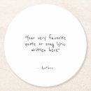 Search for saying coasters Minimalist