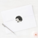 Search for wildlife illustration stickers Hedgehog