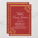 Search for fiesta sweet 16 invitations Floral