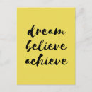 Search for achieve postcards Inspirational quote