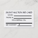 Search for auctioneer business cards White