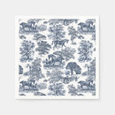 Search for french country napkins Toile de jouy
