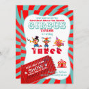 Search for circus 3rd birthday invitations Boy