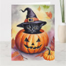 Search for witch hat halloween cards Fall
