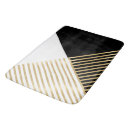 Search for black and gold bath mats Simple