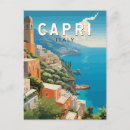 Search for capri postcards Italian vacation