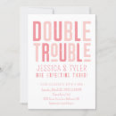 Search for double baby shower invitations Twin girls