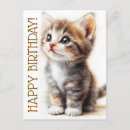 Search for happy birthday cat lover postcards Cats