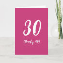 Search for funny 30 birthday cards Thirty