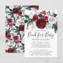 Search for winter baby shower invitations Floral