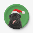 Search for black santa plates Pug