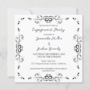 Search for classy engagement party invitations White