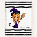Search for halloween witch notebooks Black cat