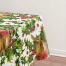 Search for gold white christmas tablecloths Watercolor