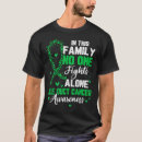 Search for bile duct cancer tshirts Green