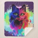 Search for psychedelic trippy blankets Cat