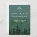 Search for dark forest green invitations Evergreen trees