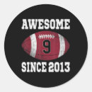 Search for 9th birthday stickers Vintage