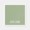 Search for sage wedding napkins Minimalist