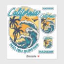 Search for malibu california stickers Surfing