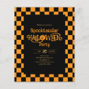 Search for spooktacular halloween invitations Black orange