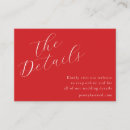 Search for red flourish invitations Elegant
