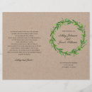 Search for booklet wedding programmes Rustic