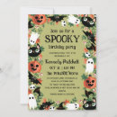 Search for green halloween invitations Ghost