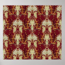 Search for red floral pattern posters Background