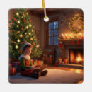 Search for elf in christmas tree decorations Magical