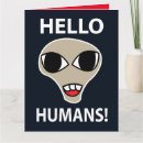 Search for funny aliens cards Cute