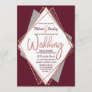 Search for red and grey wedding invitations Simple