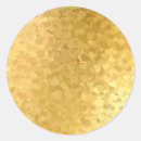 Search for round blank stickers Gold golden blank template