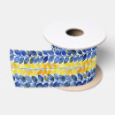 Search for blue and yellow ribbon Watercolor