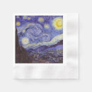 Search for starry night napkins Artistic