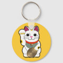 Search for good luck cat key rings Fortune